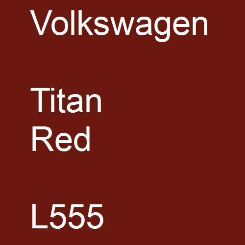 Volkswagen, Titan Red, L555.